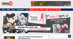 Desktop Screenshot of otakuusamagazine.com